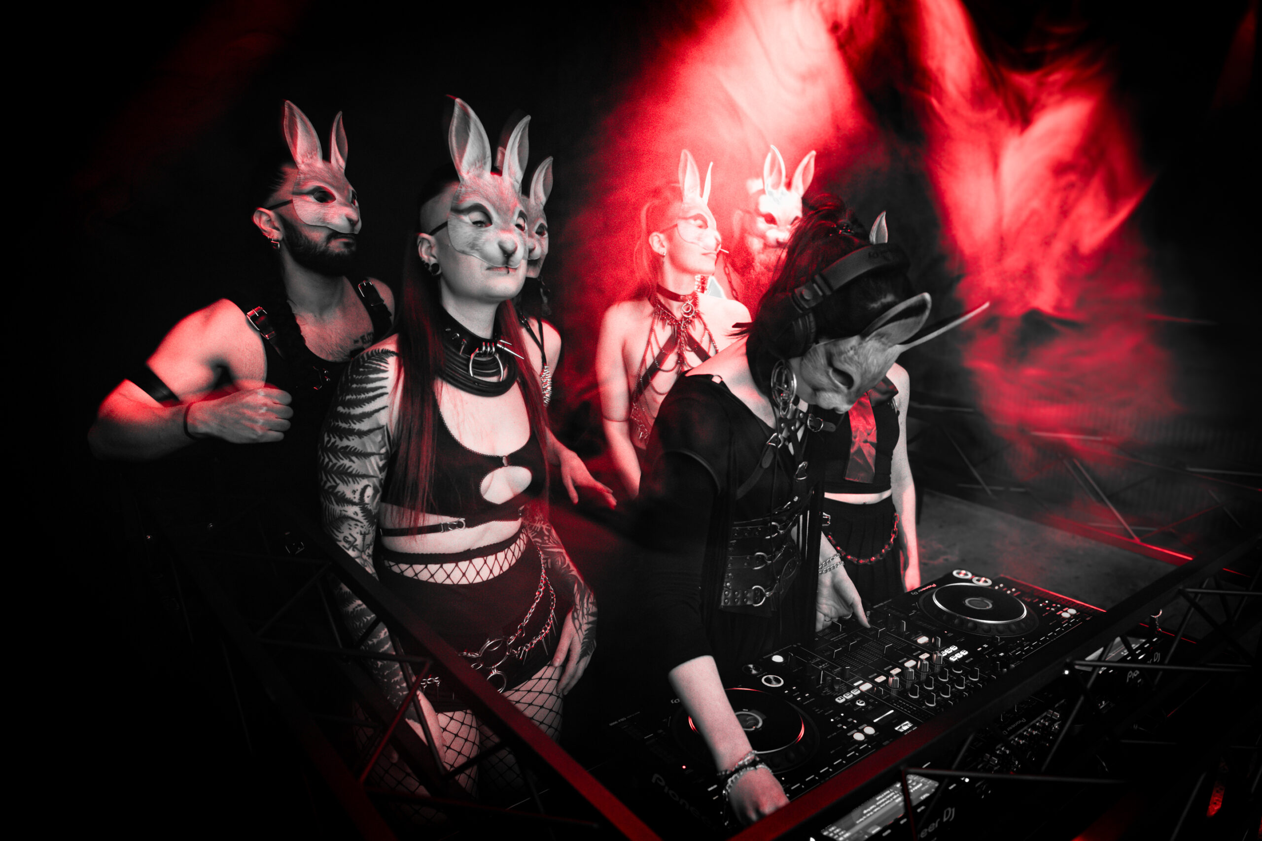 Partyfoto der Down The Rabbit Hole Party